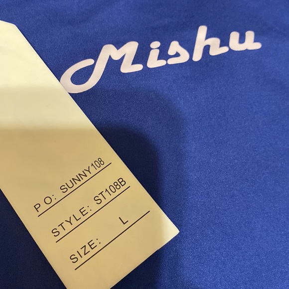 Royal Blue Mishu Leggings with Crop Top Hoodie set - Picture 2 of 2